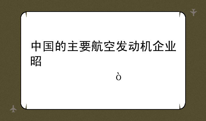 中航西飞东方财富网股吧，中国的主要航